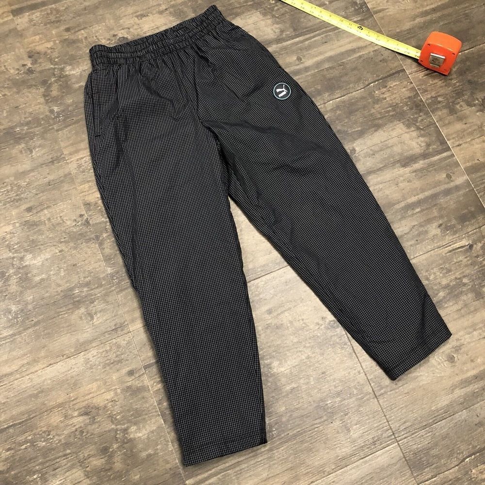 NWT Puma SWXP Sportswear Mens Grid Print Pants Black 533627-01 Size Small‎ $80